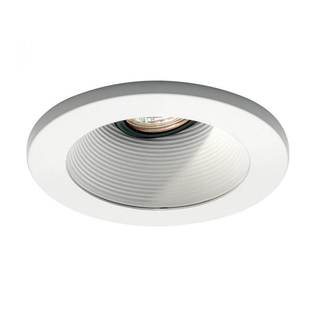 WAC Lighting Four Low Volt 4in Adjustable Step Baffle Trim