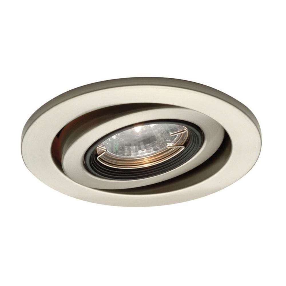 WAC Lighting Four Low Volt 4in Round Adjustable Gimbal Trim