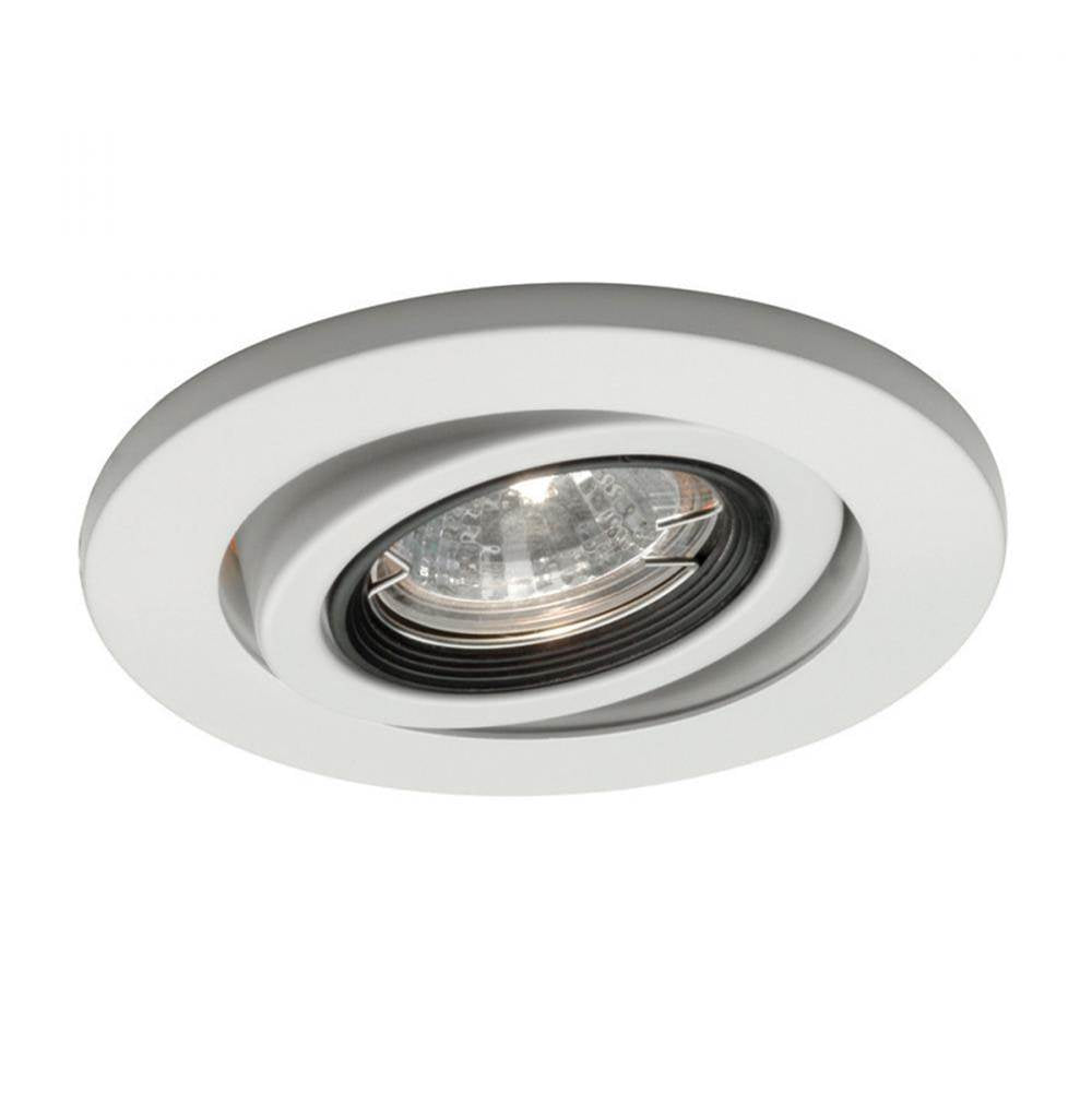 WAC Lighting Four Low Volt 4in Round Adjustable Gimbal Trim