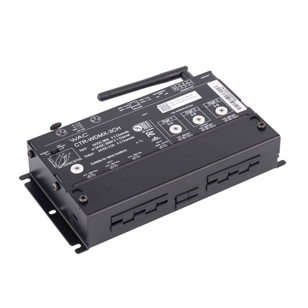 WAC Lighting  Wireless Dmx Led Controller 24vdc Input