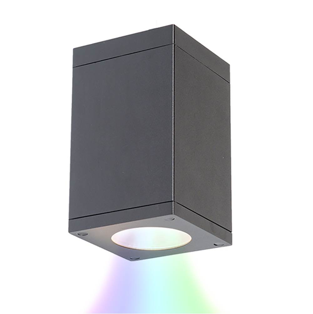 WAC Lighting Cube Arch Cube Architectural 5'' Led Color Changing Flush Mount