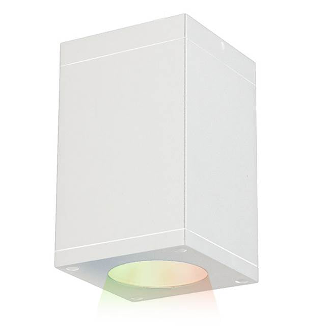 WAC Lighting Cube Arch Cube Architectural 5'' Led Color Changing Flush Mount