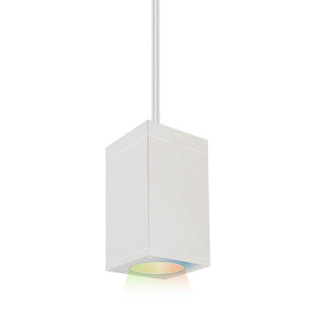 WAC Lighting Cube Arch Cube Architectural 5'' Led Color Changing Pendant