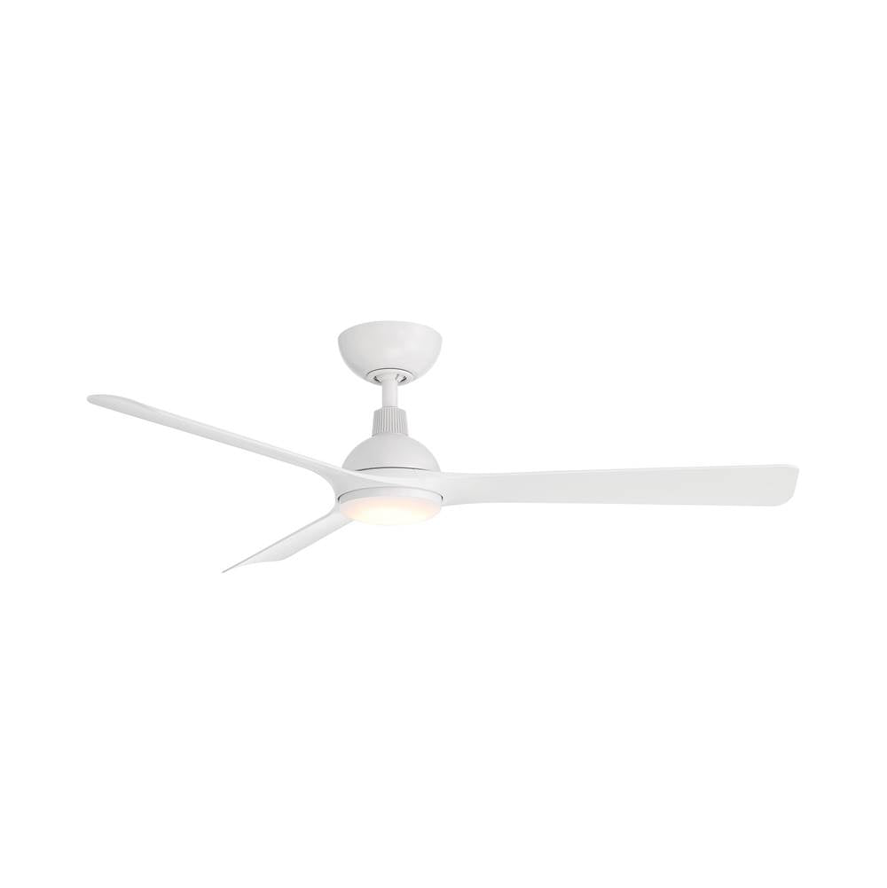 WAC Lighting Gage 52 Brushed Nickel With Silver Blades With Luminaire