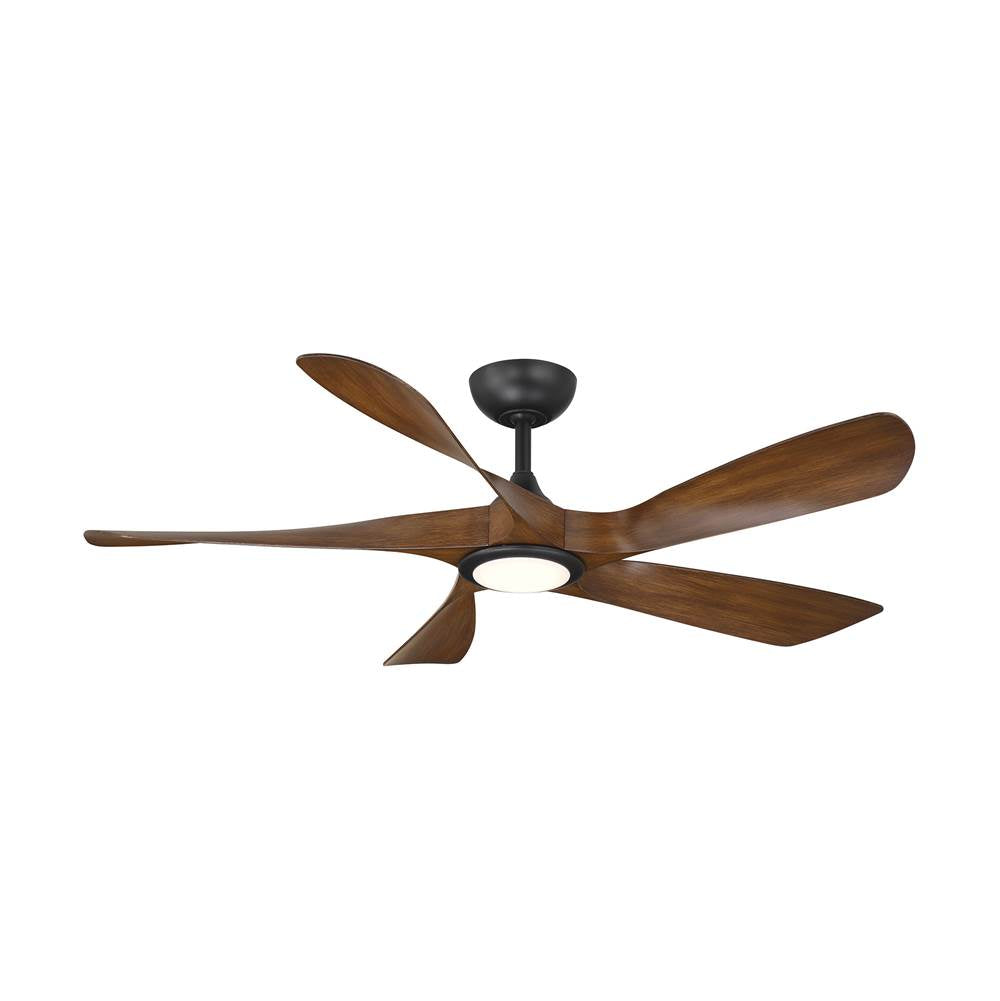 WAC Lighting Swirl 5 56 With Matte Black Blades
