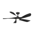 WAC Lighting Swirl 5 56 With Matte Black Blades