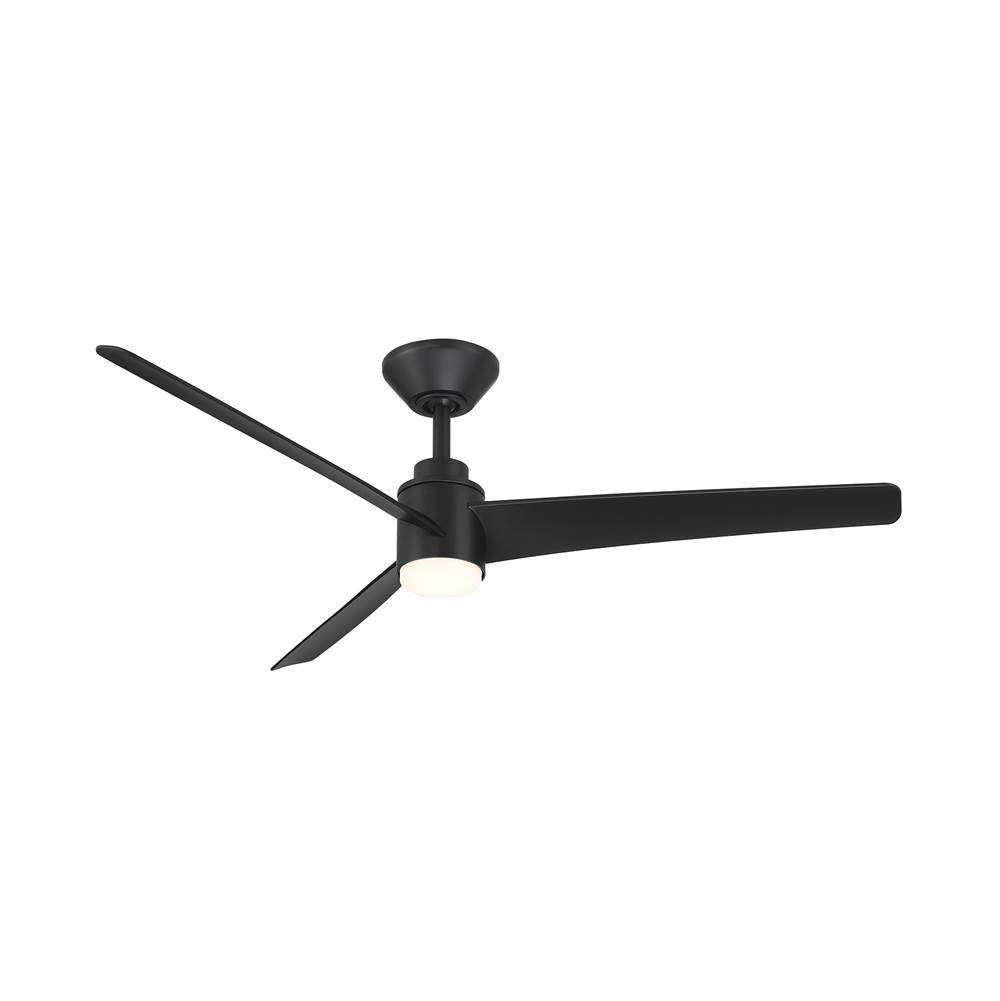 WAC Lighting Novelle 52 Matte Black With Luminaire