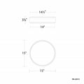 WAC Lighting Salvo Flush Mount Light
