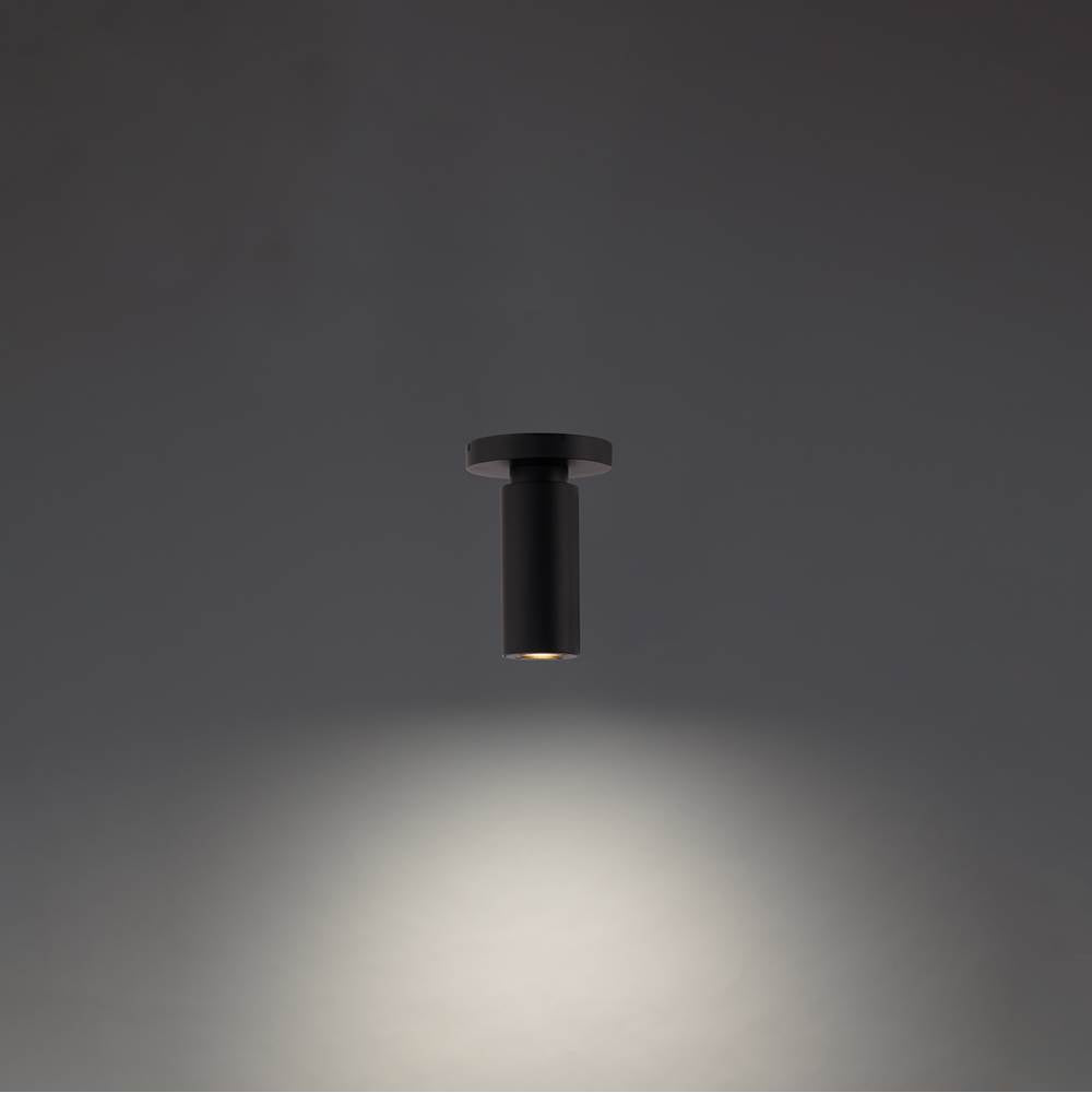 WAC Lighting Caliber 7'' Led Outdoor Flush Mount Light 3000k In Brushed Aluminum