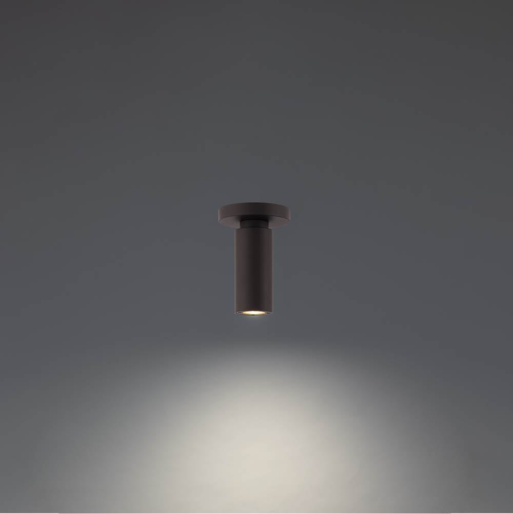 WAC Lighting Caliber 7'' Led Outdoor Flush Mount Light 3000k In Brushed Aluminum