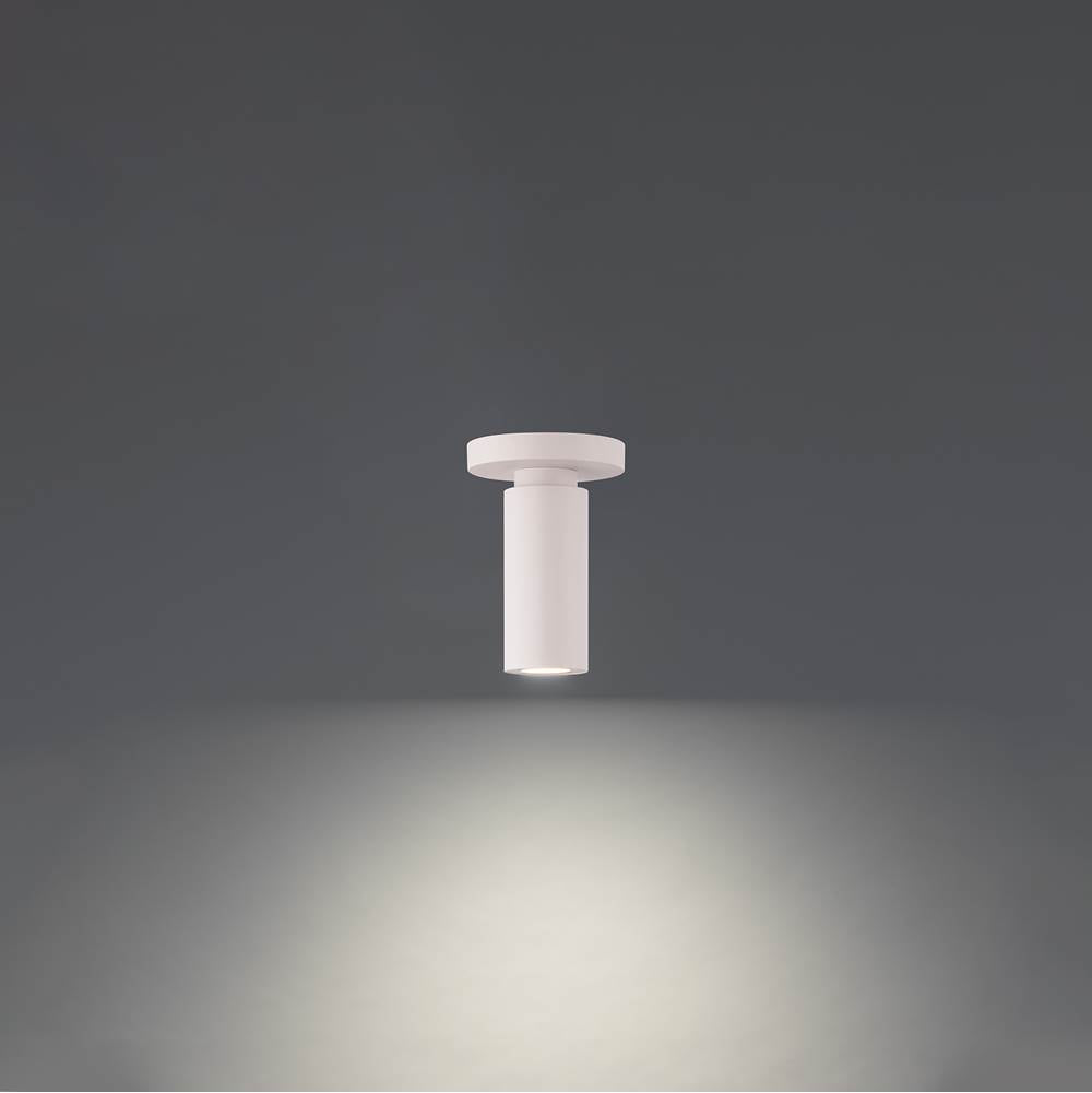 WAC Lighting Caliber 7'' Led Outdoor Flush Mount Light 3000k In Brushed Aluminum