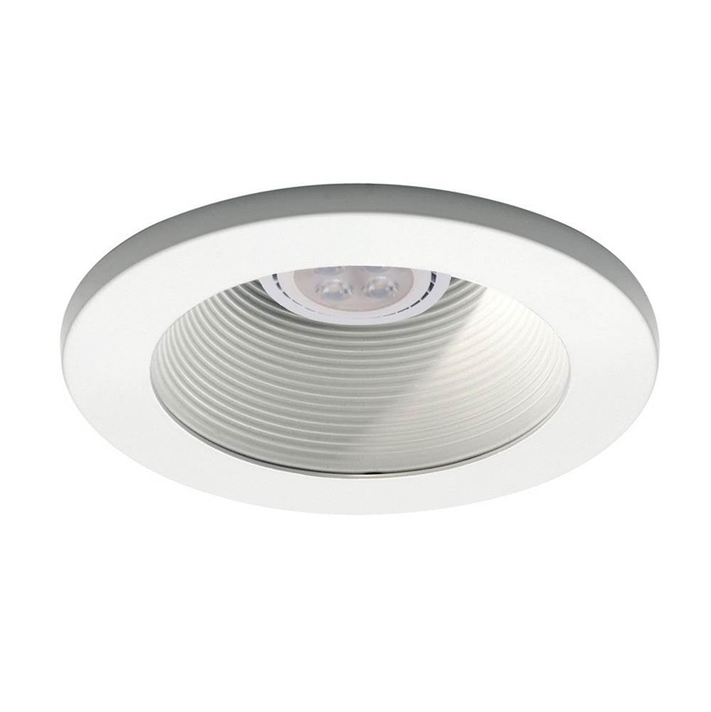 WAC Lighting Four Low Volt 4in Round Step Baffle Trim