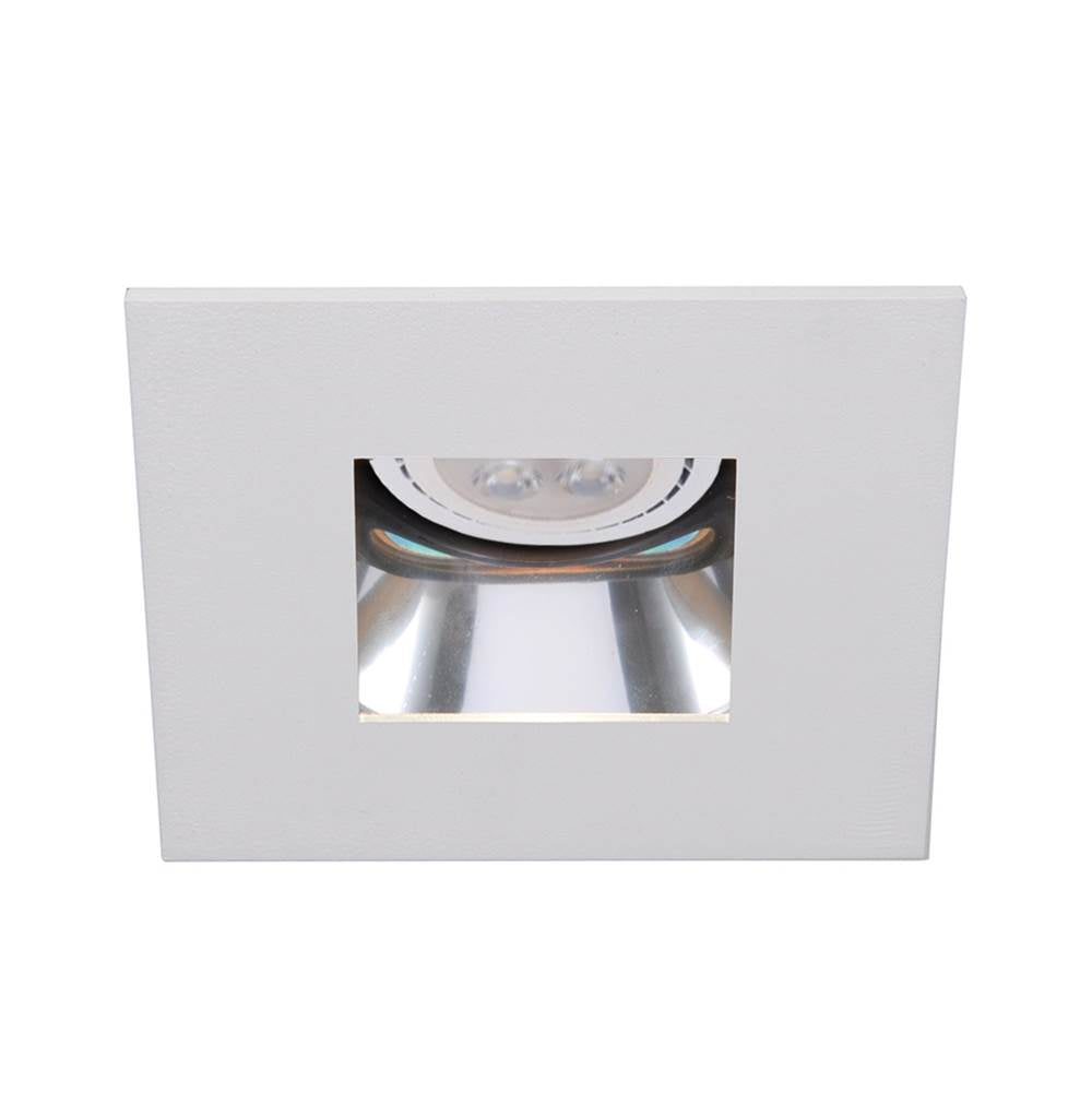 WAC Lighting Four Low Volt 4in Square Adjustable Open Reflector Trim