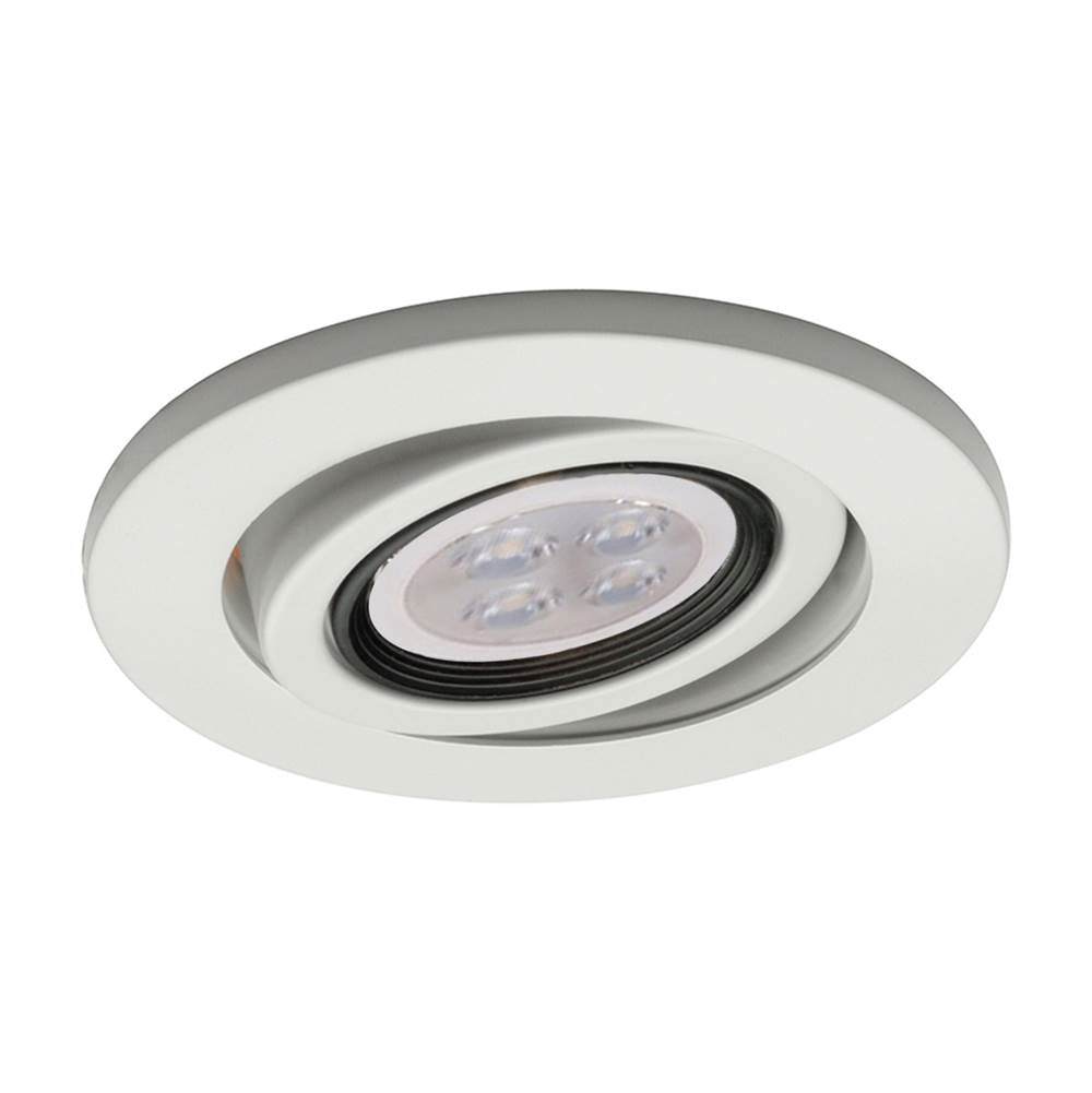 WAC Lighting Four Low Volt 4in Round Adjustable Gimbal Trim