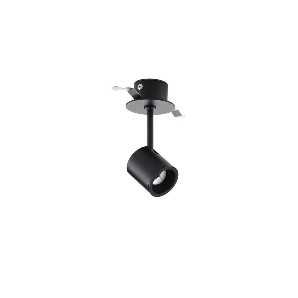 WAC Lighting Stealth Silo Stealth Silo 007 Adjustable Beam Monopoint Luminaire 3000k In Black