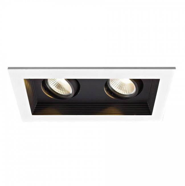 WAC Lighting Mini Led Multiple Spots Mini Multiple Led Two Light New Construction Housing With Trim And Light Engine
