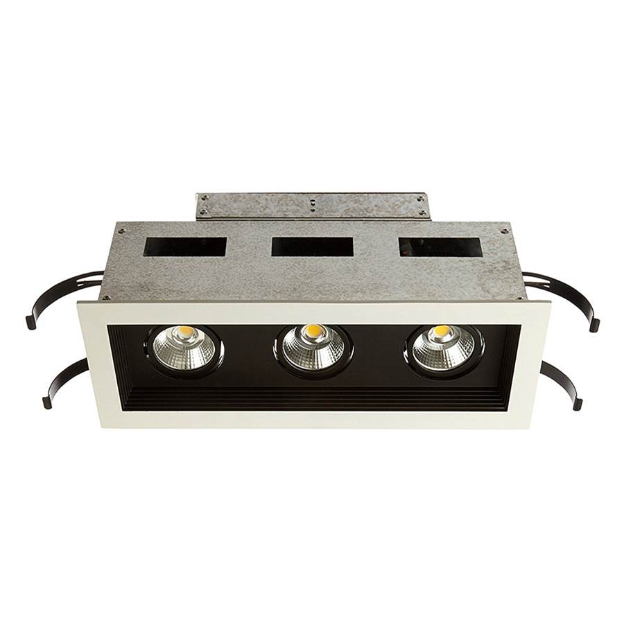 WAC Lighting Mini Led Multiple Spots Mini Multiple Led Three Light Remodel Housing With Trim And Light Engine