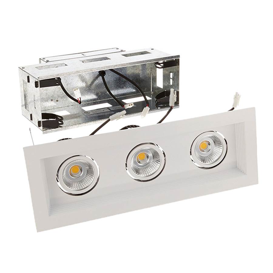 WAC Lighting Mini Led Multiple Spots Mini Multiple Led Three Light Remodel Housing With Trim And Light Engine