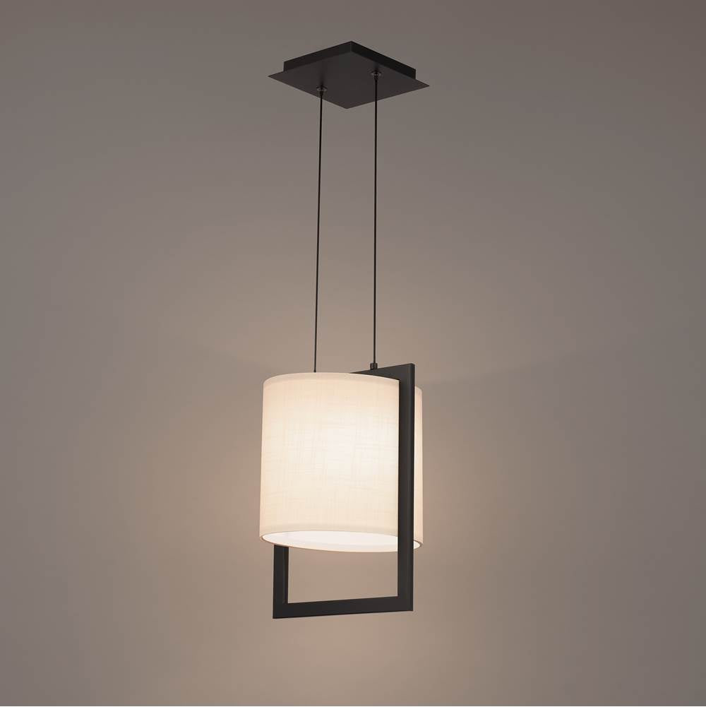 WAC Lighting Park Avenue Park Avenue 12'' Led Mini Pendant Light 3000k In Black