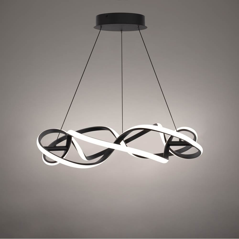 WAC Lighting Interlace 28'' Led Pendant Light 3000k In Black