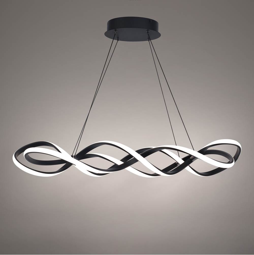 WAC Lighting Interlace 39'' Led Pendant Light 3000k In Black