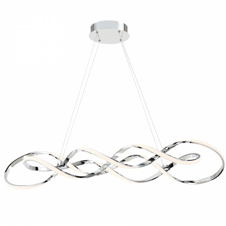 WAC Lighting Interlace 39'' Led Pendant Light 3000k In Black