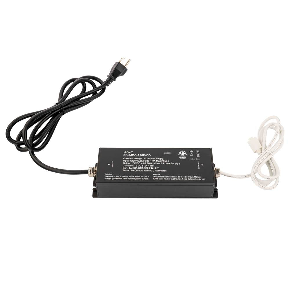WAC Lighting Invisiled Outdoor Invisiled Outdoor Portable Power Supply - 96w, 120-277vac/24vdc
