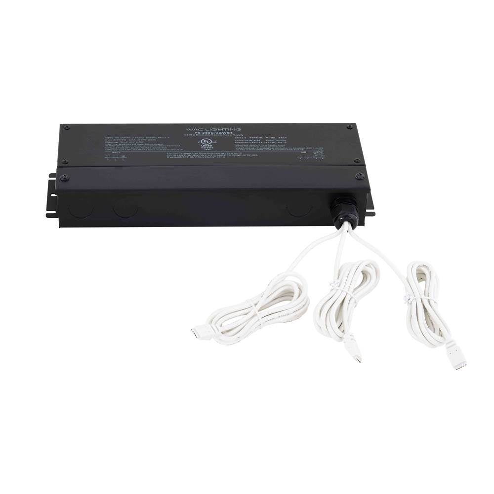WAC Lighting  Remote Power Supply 3 X 96w, 120-277vac/24vdc - Invisiled Lite Plus /pro Plus /pro2 Plus /pro3