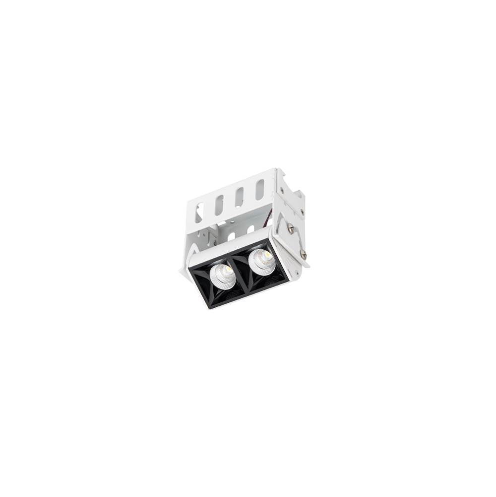 WAC Lighting Multi Stealth Multi Stealth Adjustable Trimless 2 Cell Spot Beam 3000k 90cri In Black