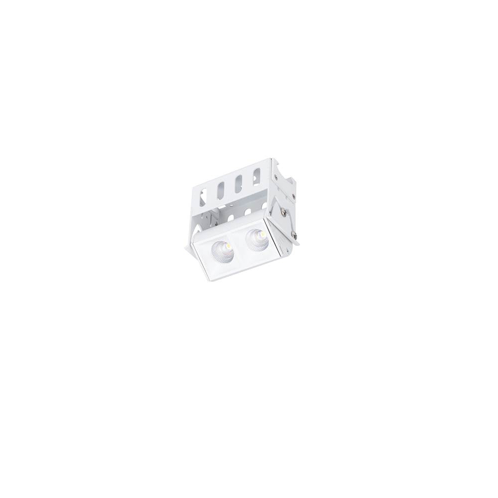 WAC Lighting Multi Stealth Multi Stealth Adjustable Trimless 2 Cell Narrow Flood Beam 4000k 90cri In Black