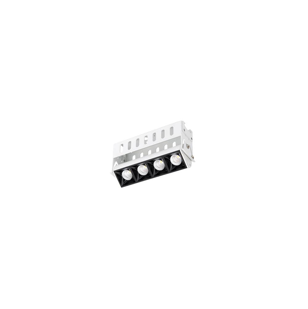 WAC Lighting Multi Stealth Multi Stealth Adjustable Trimless 4 Cell Spot Beam 3500k 90cri In Black