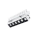 WAC Lighting Multi Stealth Multi Stealth Adjustable Trimless 6 Cell Narrow Flood Beam 3500k 90cri In Black