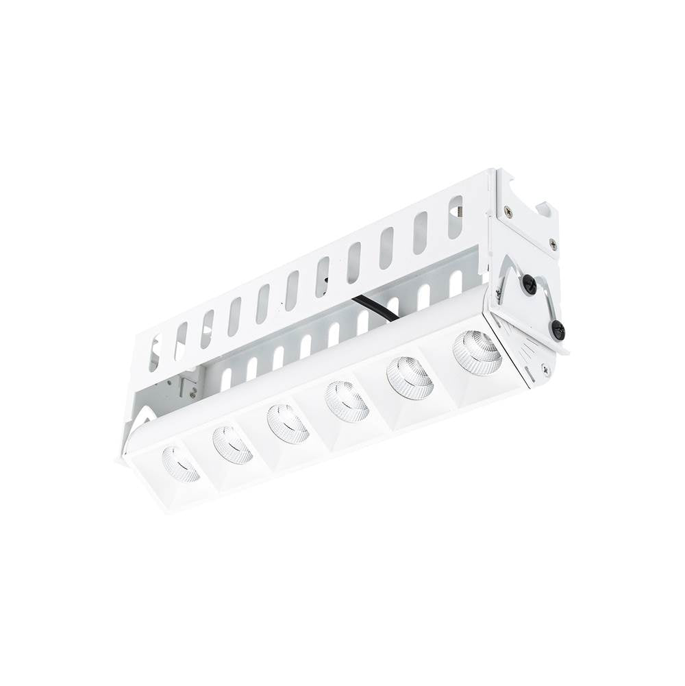 WAC Lighting Multi Stealth Multi Stealth Adjustable Trimless 6 Cell Spot Beam 3500k 90cri In Black