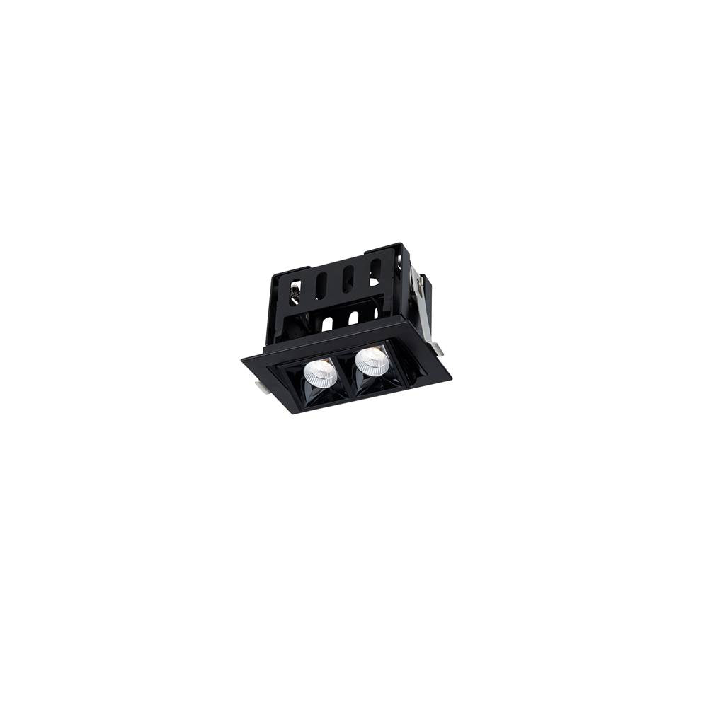WAC Lighting Multi Stealth Multi Stealth Adjustable Trim 2 Cell Narrow Flood Beam 4000k 90cri In Black/black