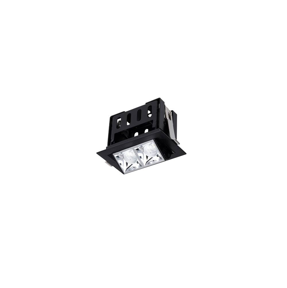 WAC Lighting Multi Stealth Multi Stealth Adjustable Trim 2 Cell Narrow Flood Beam 3500k 90cri In Black/black