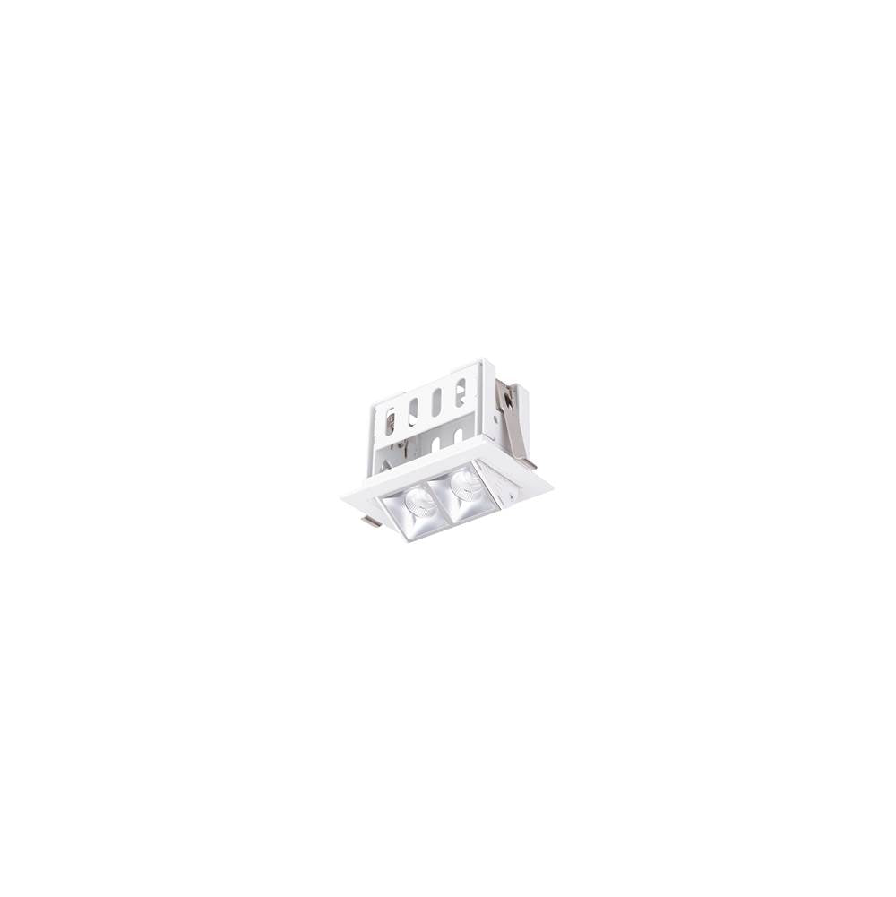 WAC Lighting Multi Stealth Multi Stealth Adjustable Trim 2 Cell Narrow Flood Beam 3500k 90cri In Black/black