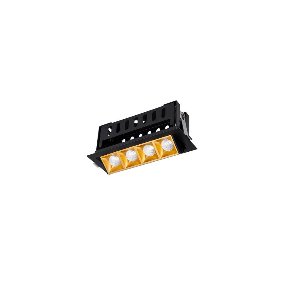 WAC Lighting Multi Stealth Multi Stealth Adjustable Trim 4 Cell Flood Beam 2700k 90cri In Black/black