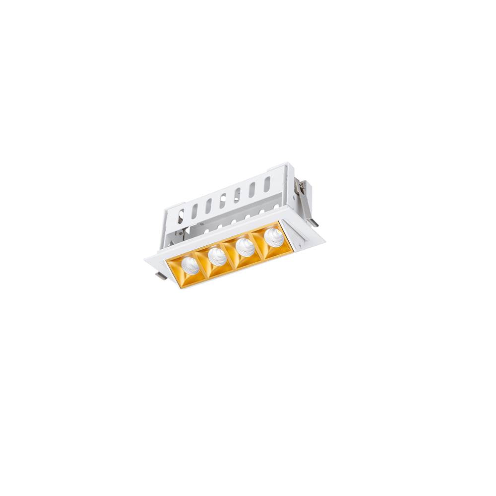 WAC Lighting Multi Stealth Multi Stealth Adjustable Trim 4 Cell Flood Beam 2700k 90cri In Black/black