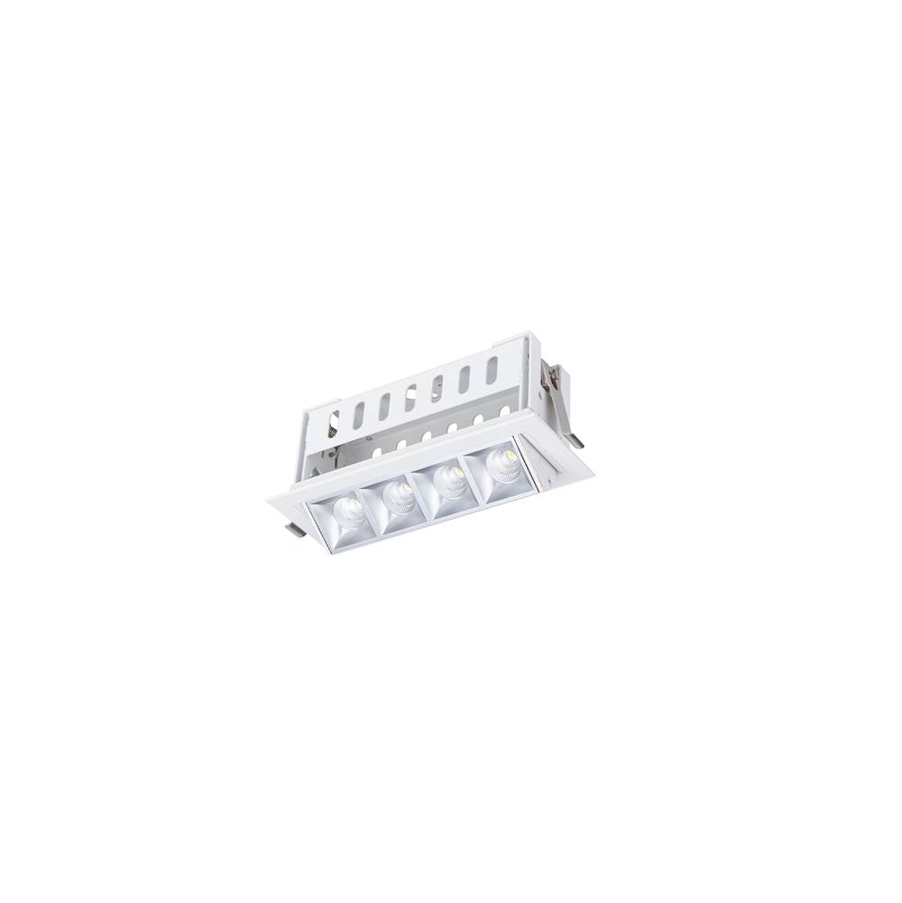 WAC Lighting Multi Stealth Multi Stealth Adjustable Trim 4 Cell Flood Beam 4000k 90cri In Black/black