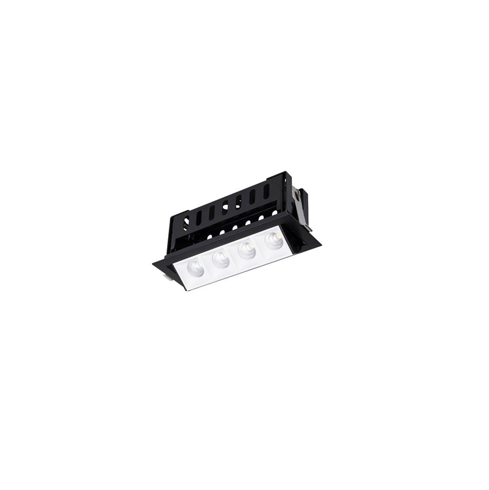 WAC Lighting Multi Stealth Multi Stealth Adjustable Trim 4 Cell Flood Beam 3500k 90cri In Black/black