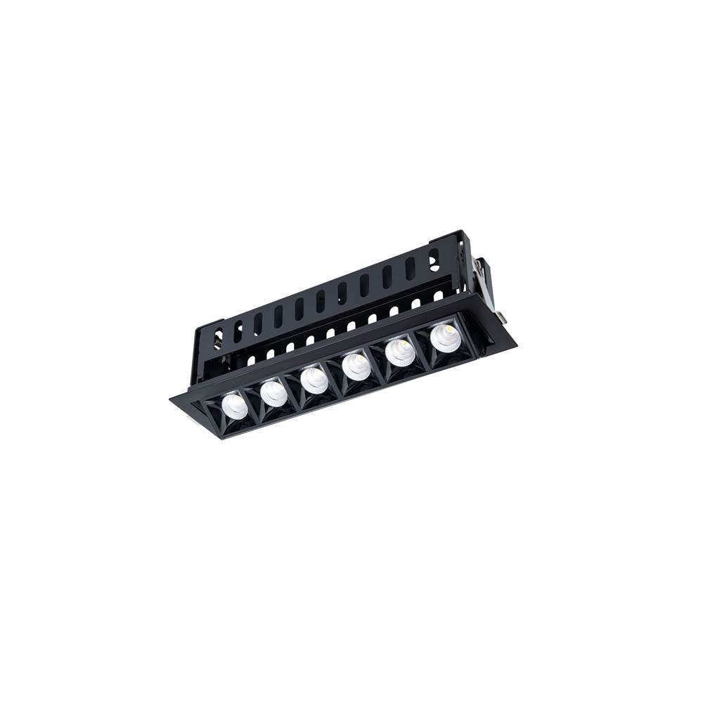 WAC Lighting Multi Stealth Multi Stealth Adjustable Trim 6 Cell Narrow Flood Beam 3000k 90cri In Black/black