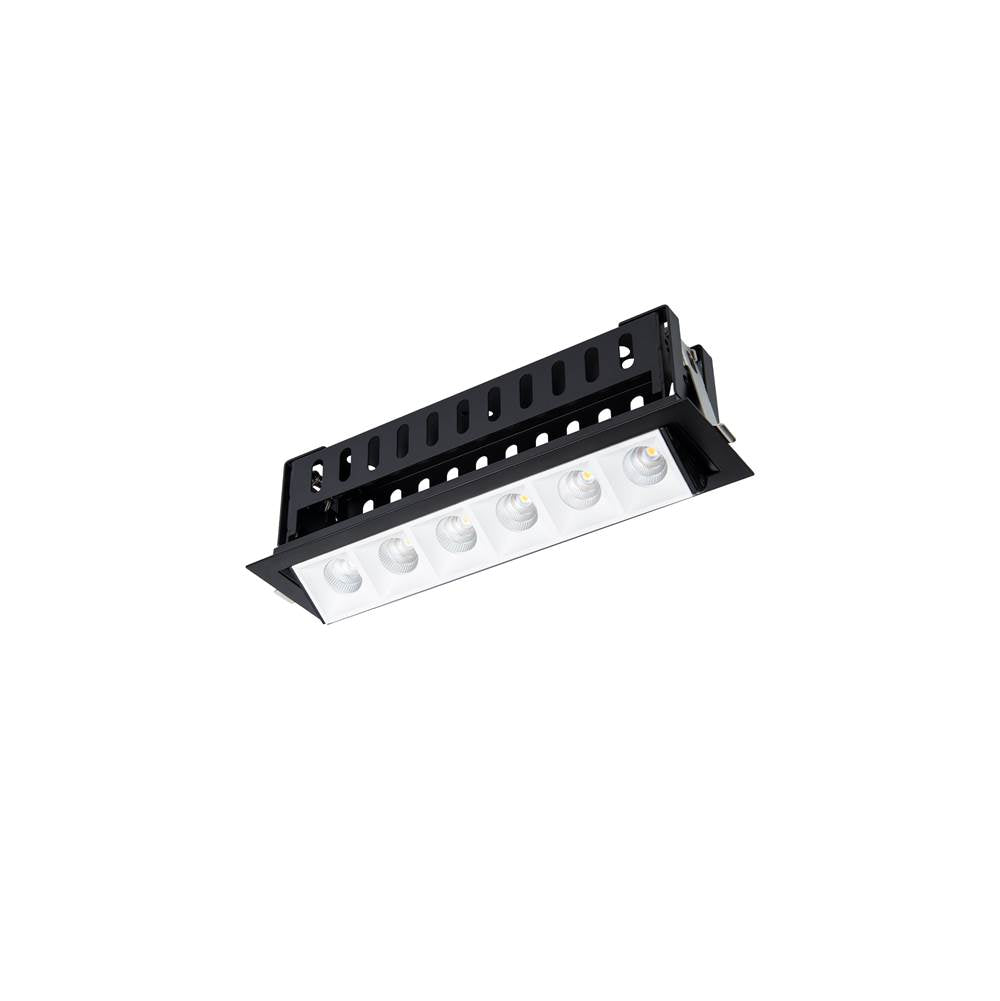 WAC Lighting Multi Stealth Multi Stealth Adjustable Trim 6 Cell Narrow Flood Beam 3500k 90cri In Black/black