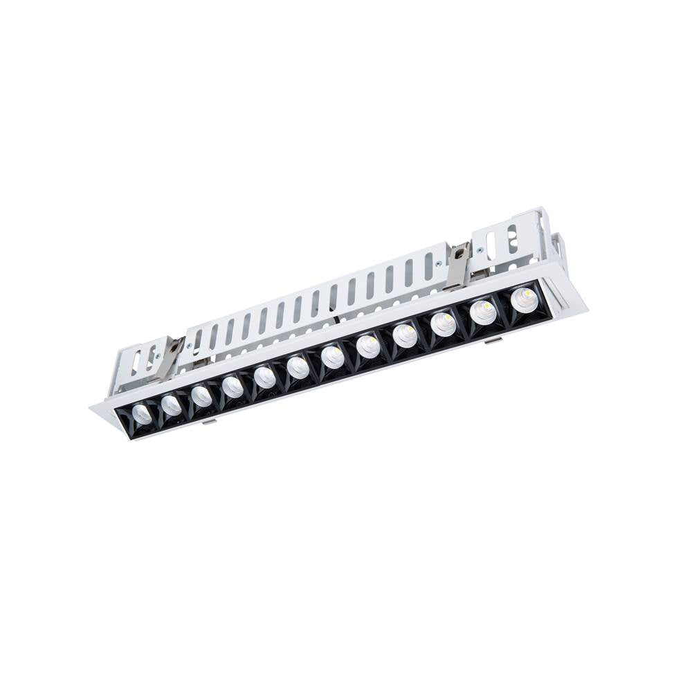 WAC Lighting Multi Stealth Multi Stealth Adjustable Trim 12 Cell Spot Beam 4000k 90cri In Black/black