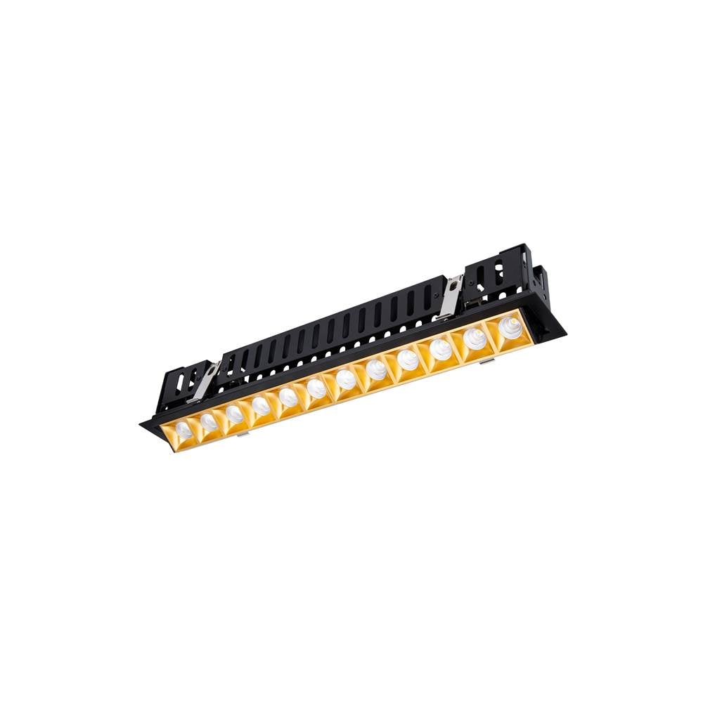 WAC Lighting Multi Stealth Multi Stealth Adjustable Trim 12 Cell Flood Beam 4000k 90cri In Black/black