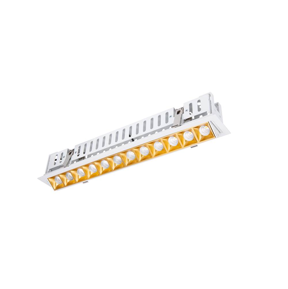 WAC Lighting Multi Stealth Multi Stealth Adjustable Trim 12 Cell Spot Beam 4000k 90cri In Black/black