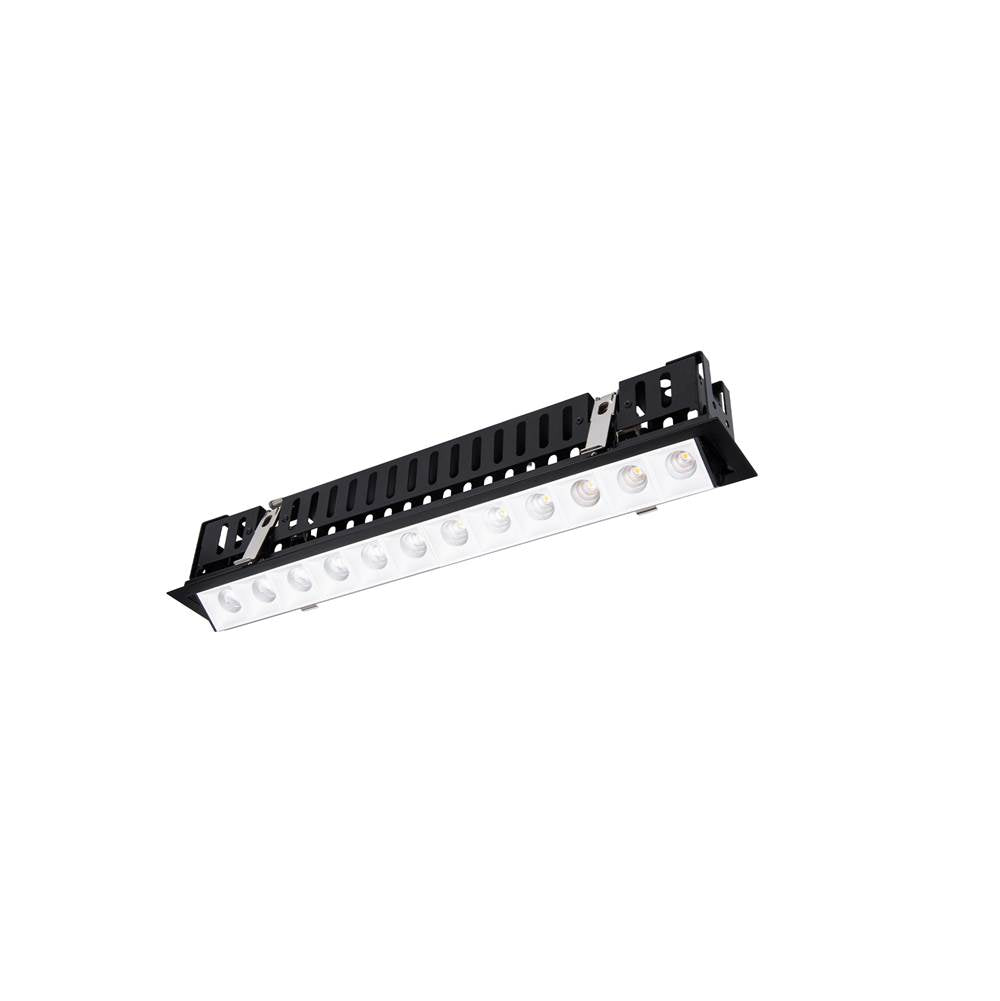 WAC Lighting Multi Stealth Multi Stealth Adjustable Trim 12 Cell Spot Beam 3000k 90cri In Black/black