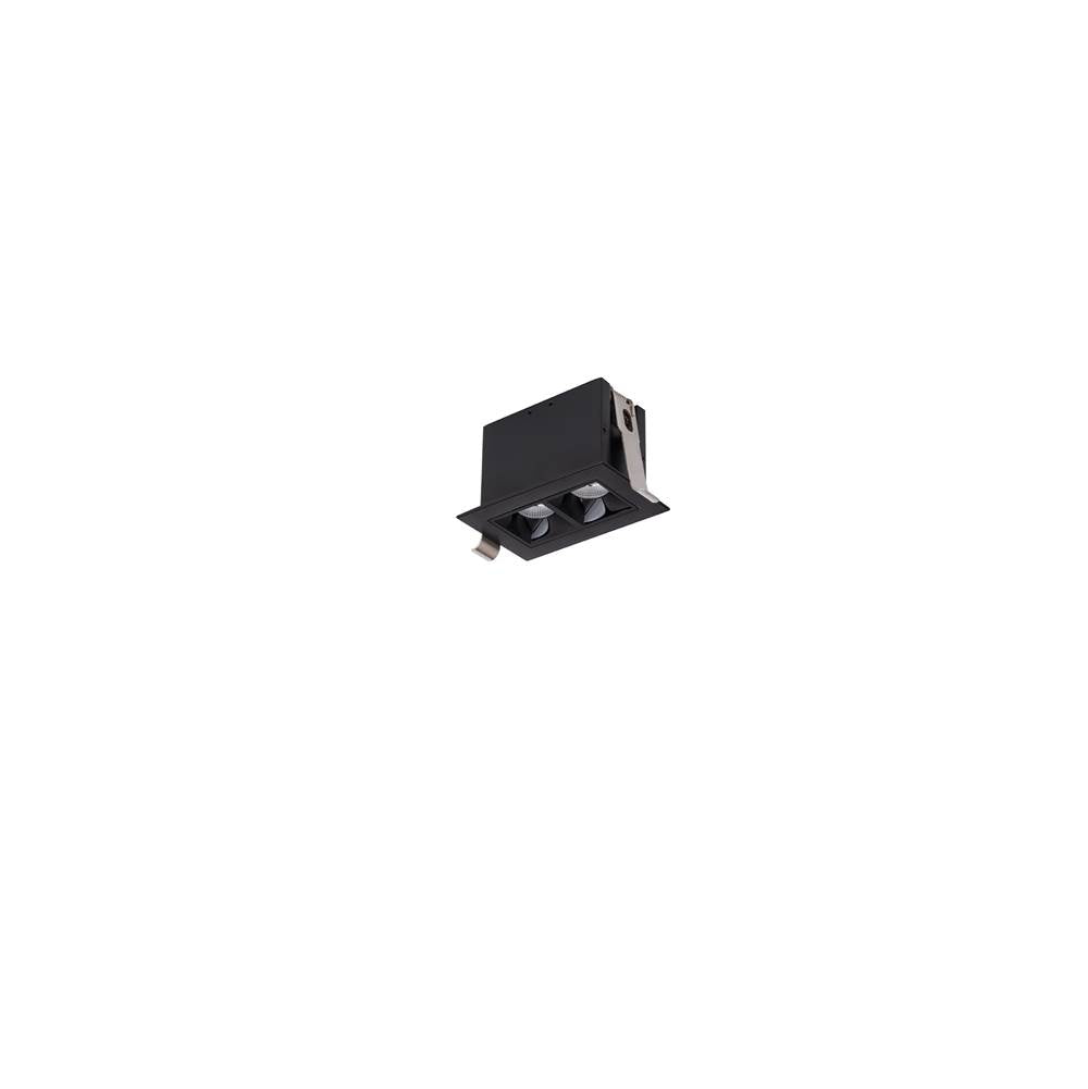 WAC Lighting Multi Stealth Multi Stealth Downlight Trim 2 Cell Flood Beam 4000k 90cri In Black/black