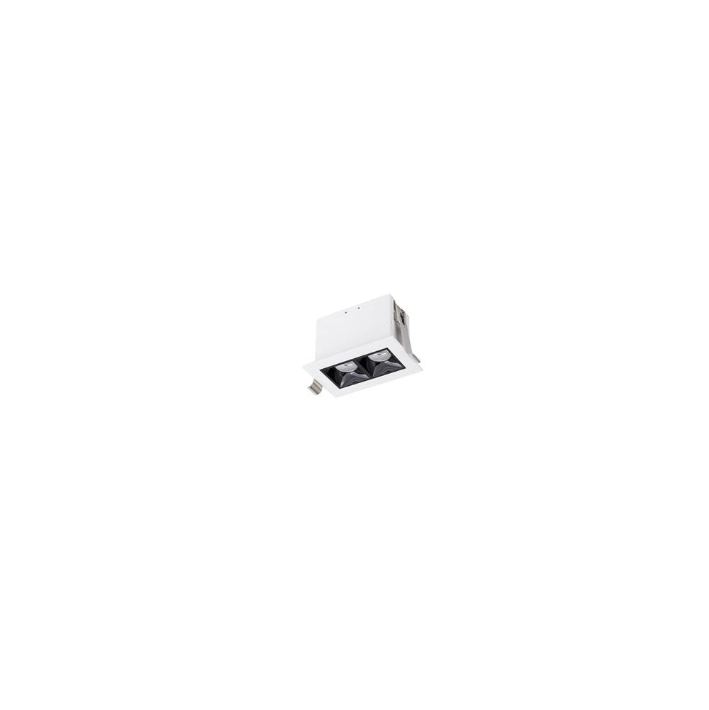 WAC Lighting Multi Stealth Multi Stealth Downlight Trim 2 Cell Flood Beam 3000k 90cri In Black/black