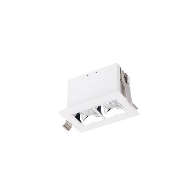 WAC Lighting Multi Stealth Multi Stealth Downlight Trim 2 Cell Narrow Flood Beam 4000k 90cri In Black/black