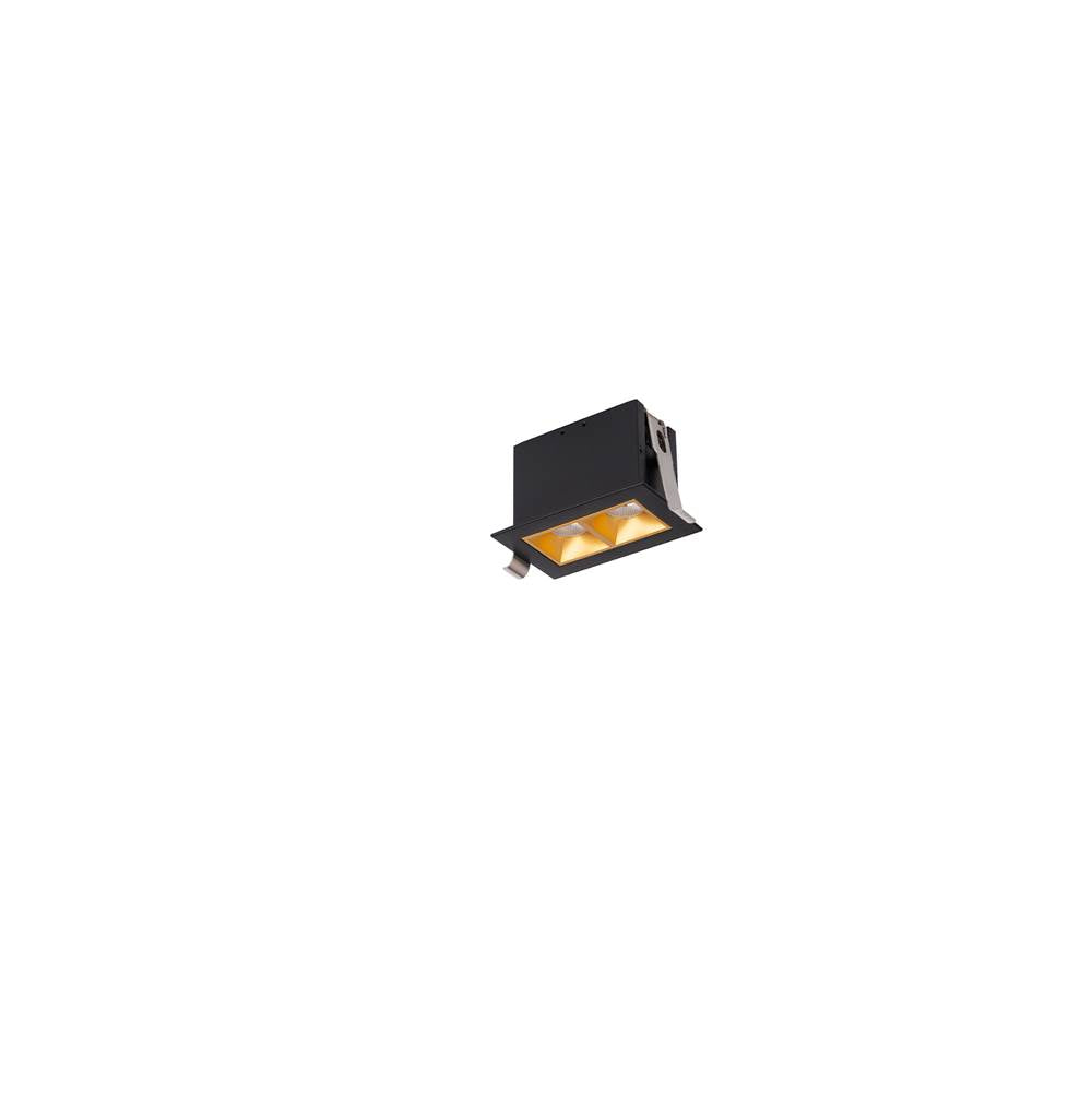WAC Lighting Multi Stealth Multi Stealth Downlight Trim 2 Cell Flood Beam 2700k 90cri In Black/black